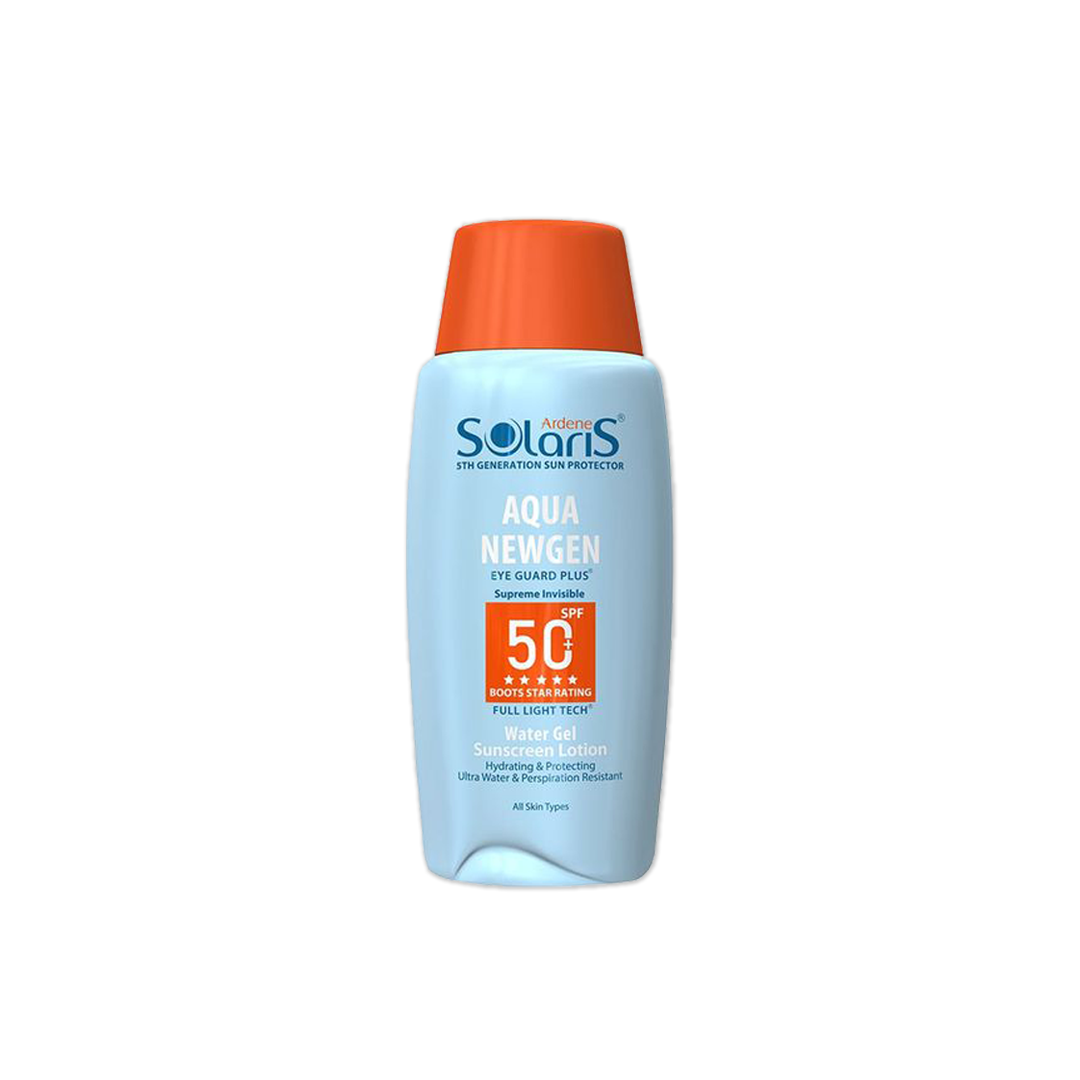 آردن سولاریس AQUA NEWGEN ضدآفتاب لوسیون آبی Spf50 فاقد چربی	
