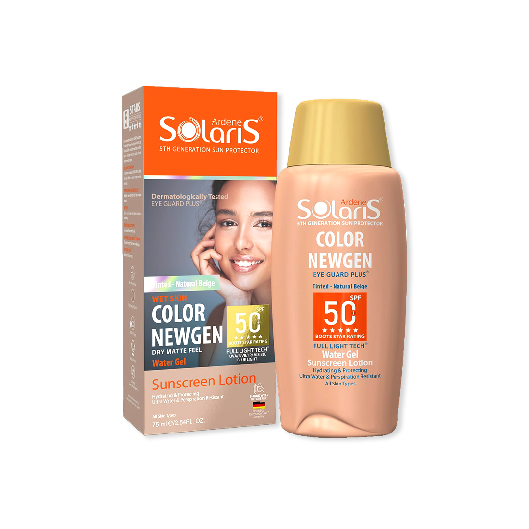 ضدآفتاب کالر نیوژن فاقد چربی +SPF 50 (بژ طبیعی) آردن سولاریس 