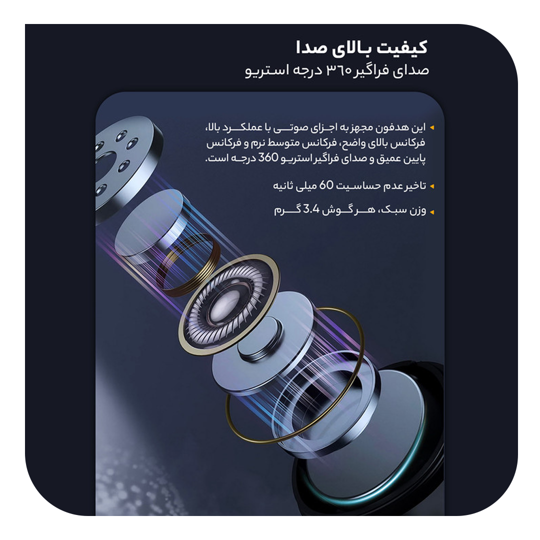 هندزفری بی سیم لنوو مدل MAH HQ08