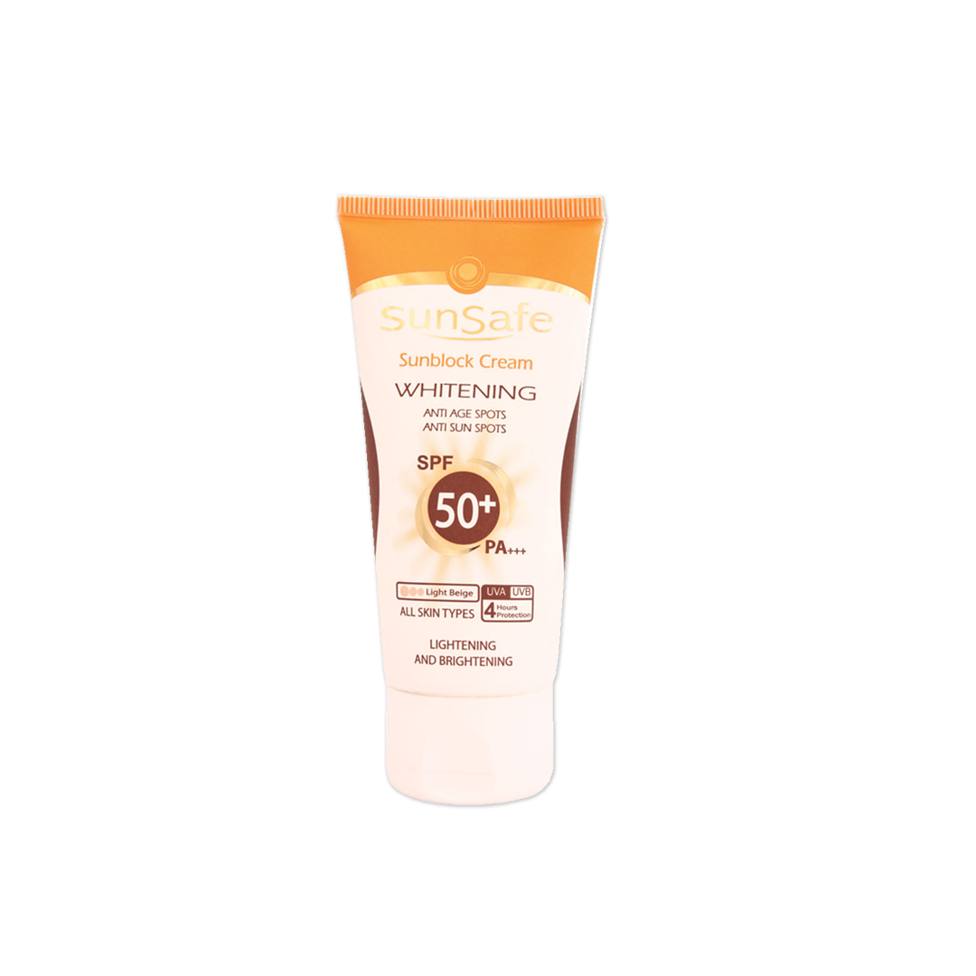 کرم ضد آفتاب +SPF 50 روشن كننده سان سیف