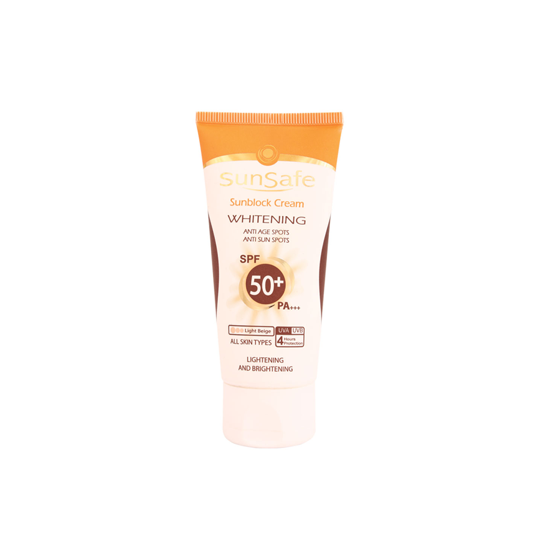 کرم ضد آفتاب +SPF 50 روشن كننده سان سیف2